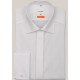 Košeľa Olymp New Kent Modern Fit Uni biela s predĺženým rukávom a skrytými gombíkmi